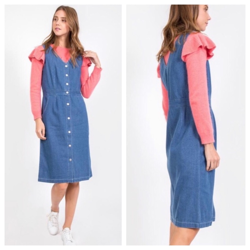 NWT Movint Hallie Denim long Dress
